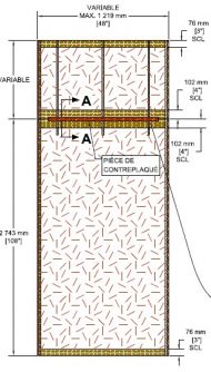 Portes Lambton Long 120 po