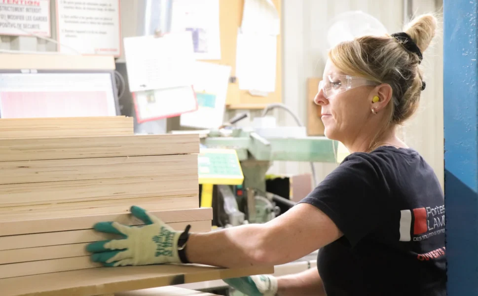 Woodworker at Lambton Doors